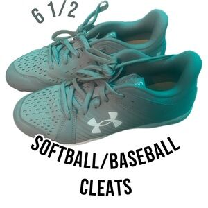 Under Armour Gray Softball/Baseball Cleats